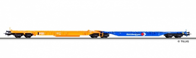 Twin unit container flat car<br /><a href='images/pictures/Sachsenmodelle/76530.jpg' target='_blank'>Full size image</a>